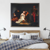 ポール・デラローシュによるレディー・ジェーン・グレイの処刑 キャンバスプリント (インサイチュ (寝室))