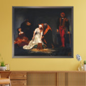 ポール・デラローシュによるレディー・ジェーン・グレイの処刑 キャンバスプリント (インサイチュ (リビング))