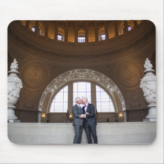 ポール + ドンの結婚式のマウスパッド マウスパッド