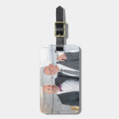 ポール+ドン結婚の荷札 ラゲッジタグ (正面縦)