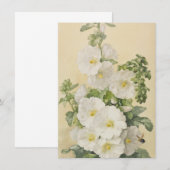 ポール・ド・ロンゴプレ - ハリホック 1901 招待状 (正面/裏面)