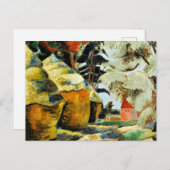 ポール・ナッシュ絵画の有名なスタッカード ポストカード (正面/裏面)