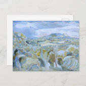 ポール・ナッシュ – マルヴァーンの風景， ポストカード (正面/裏面)