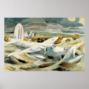 ポール・ナッシュ – 有名なアルビオン絵画防衛, ポスター