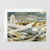 ポール・ナッシュ – 有名なアルビオン絵画防衛, ポストカード (正面/裏面)