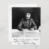 ポール・フォン・ヒンデンブルク元帥， 1914 ポストカード (正面/裏面)