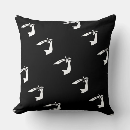 ポール・マッゲヒ「キャプト・トーマス・トー」海賊枕 クッション (正面)