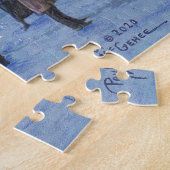 ポール・マッゲヒ「ジョージタウン・スノーフォールズ」ジグソーパズル ジグソーパズル (側面)