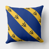 ポール・マッゲヒ「バルバドス国旗」枕 クッション (裏面)