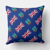 ポール・マッゲヒ「モンセラット国旗」枕 クッション (裏面)