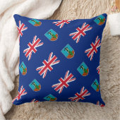 ポール・マッゲヒ「モンセラット国旗」枕 クッション (ブランケット)