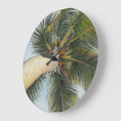 ポール・マッゲヒ「ヤシの木」時計 ラージ壁時計 (傾斜)