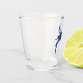 ポール・マッジョーブルー・カニのショットグラス ショットグラス (左)
