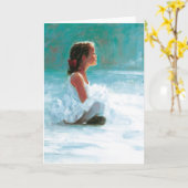 ポール・ミルナーによる見習い挨拶状 カード (黄色い花)