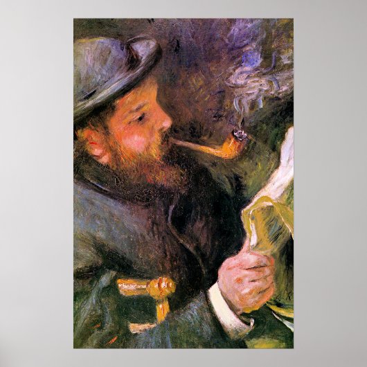 ポール・モネの読書、人気アート作品、 ポスター (正面)