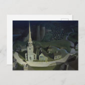 ポール・リバーエの真夜中の乗り物， 1931 by Wood ポストカード (正面/裏面)