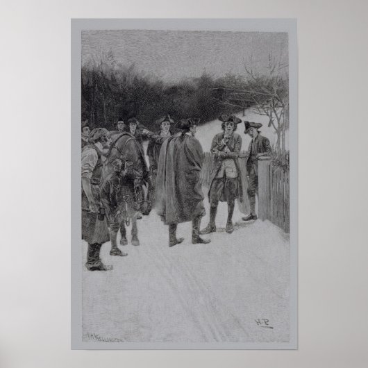 ポール・リバーズがサリバンにニュースを届ける ポスター (正面)