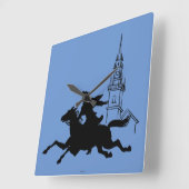 ポール・リバーズ・ライド スクエア壁時計 (傾斜)