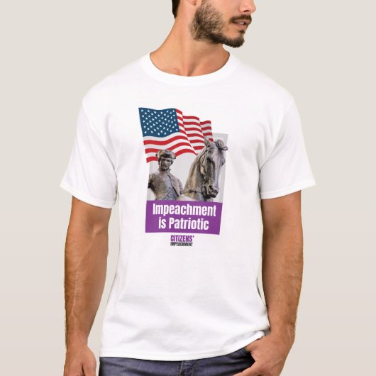 ポール・リビアとともに弾劾は愛国心 Tシャツ (正面)