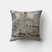 ポール・リビア1770年著ボストン大虐殺 クッション (裏面)