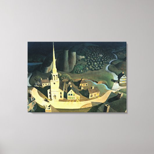 ポール・リヴァースの真夜中の乗り物 キャンバスプリント (正面)