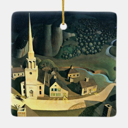 ポール・リヴァースの真夜中の乗り物 セラミックオーナメント (裏面)