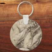 ポール・ルーベンスによるライオンの巣内のダニエルの勉強 キーホルダー (正面)