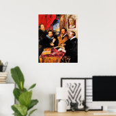 ポール・ルーベンスによる4人の哲学者 ポスター (ホームオフィス)