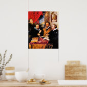 ポール・ルーベンスによる4人の哲学者 ポスター (キッチン)