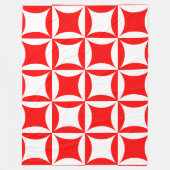 ポール・レッド・パターンを払うためにピーターを奪う フリースブランケット (正面)