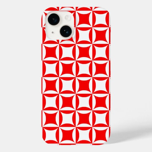 ポール・レッド・パターンを払うためにピーターを奪う Case-Mate iPhoneケース (裏面)