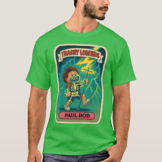 ポール・ロッド・エレクトリック・レトロ・ゴミパロディキッズステッカー Tシャツ