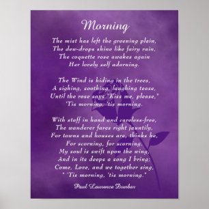 ポール・ローレンス・ダンバーによるモーニング・ポーブメント ポスター