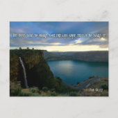 ポール・ヴァレリー感動的引用文「ウェイクアップ」 ポストカード (正面)