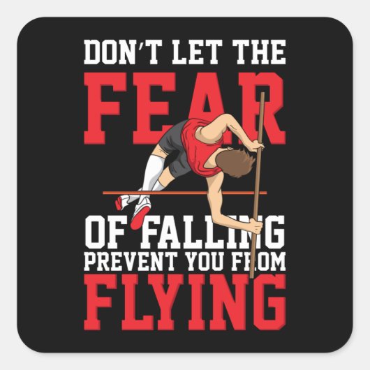 ポール・ヴォールティング・スポーツ スクエアシール (正面)