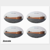 ポール・R・トレグルサのステッカー 楕円形シール (シート)