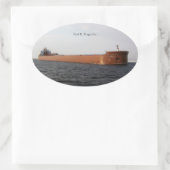 ポール・R・トレグルサのステッカー 楕円形シール (バッグ)