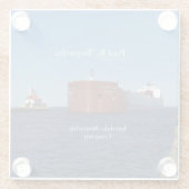 ポール・R・トレグルサ・ダルース・ガラス・コースター ガラスコースター (裏面)