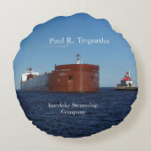 ポール・R・トレグルタ円枕 ラウンドクッション (裏面)