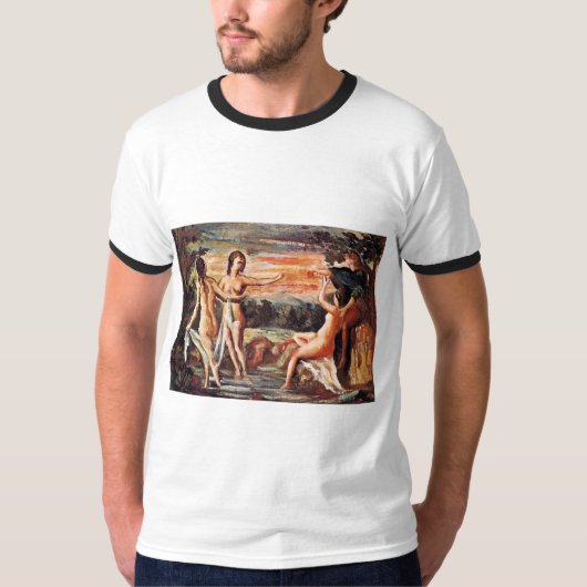 ポールCézanne (最も最高のな質)著パリの判断 Tシャツ (正面)