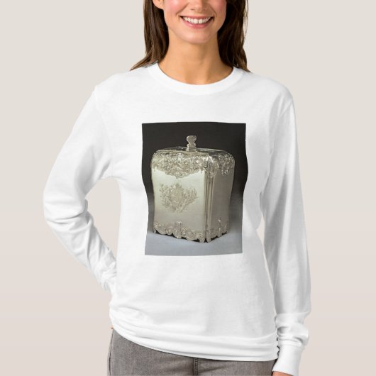 ポールde Lamerie著銀製の茶小さなかん Tシャツ (正面)