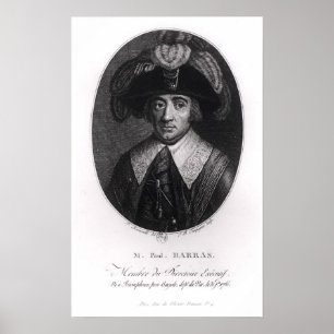 ポールFrancoisジーンニコラスVicomte de Barras ポスター