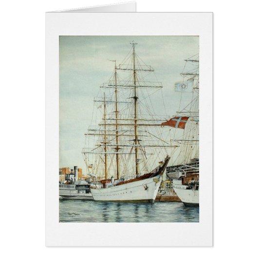 ポールMcGeheeの高い船の"Gorch Fock"カード (正面)