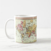 ポールMcGeheeの"旧式な大英帝国の地図"のマグ コーヒーマグカップ (左)