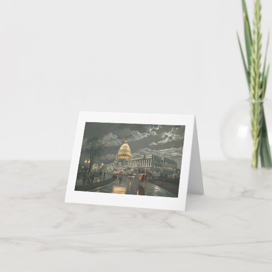 ポールMcGeheeの"月光による国会議事堂"カード カード (正面)