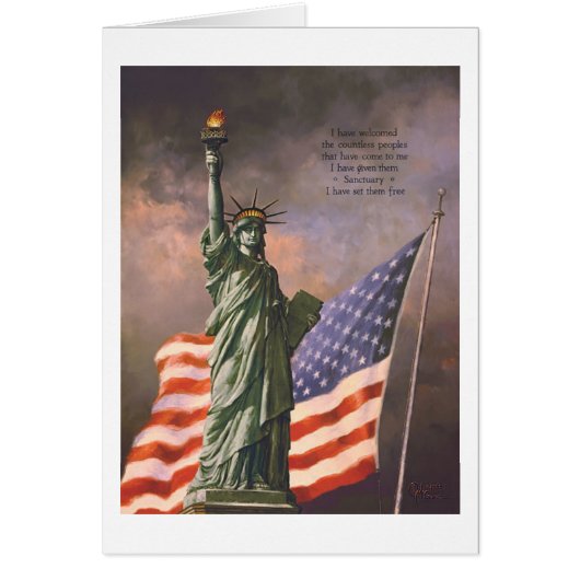 ポールMcGeheeの"自由"カード (正面)