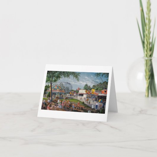 ポールMcGeheeの"谷間のエコーの遊園地"カード カード (正面)