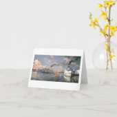 ポールMcGehee "ポトマックの蒸気船"カード カード (黄色い花)