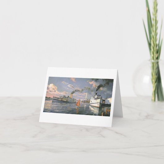 ポールMcGehee "ポトマックの蒸気船"カード カード (正面)