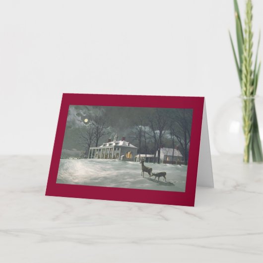 ポールMcGehee "マウントバーノン"のクリスマスカード シーズンカード (正面)